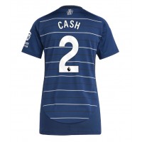 Maglia Calcio Aston Villa Matty Cash #2 Terza Divisa Donna 2024-25 Manica Corta